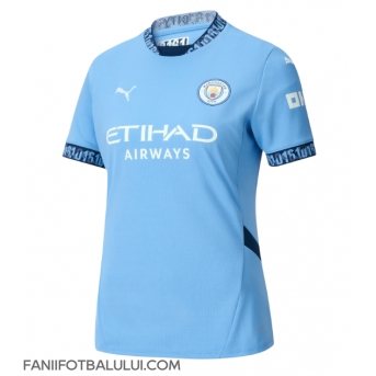 Manchester City Tricou Fotbal Replică 2024-25 Femei Acasa